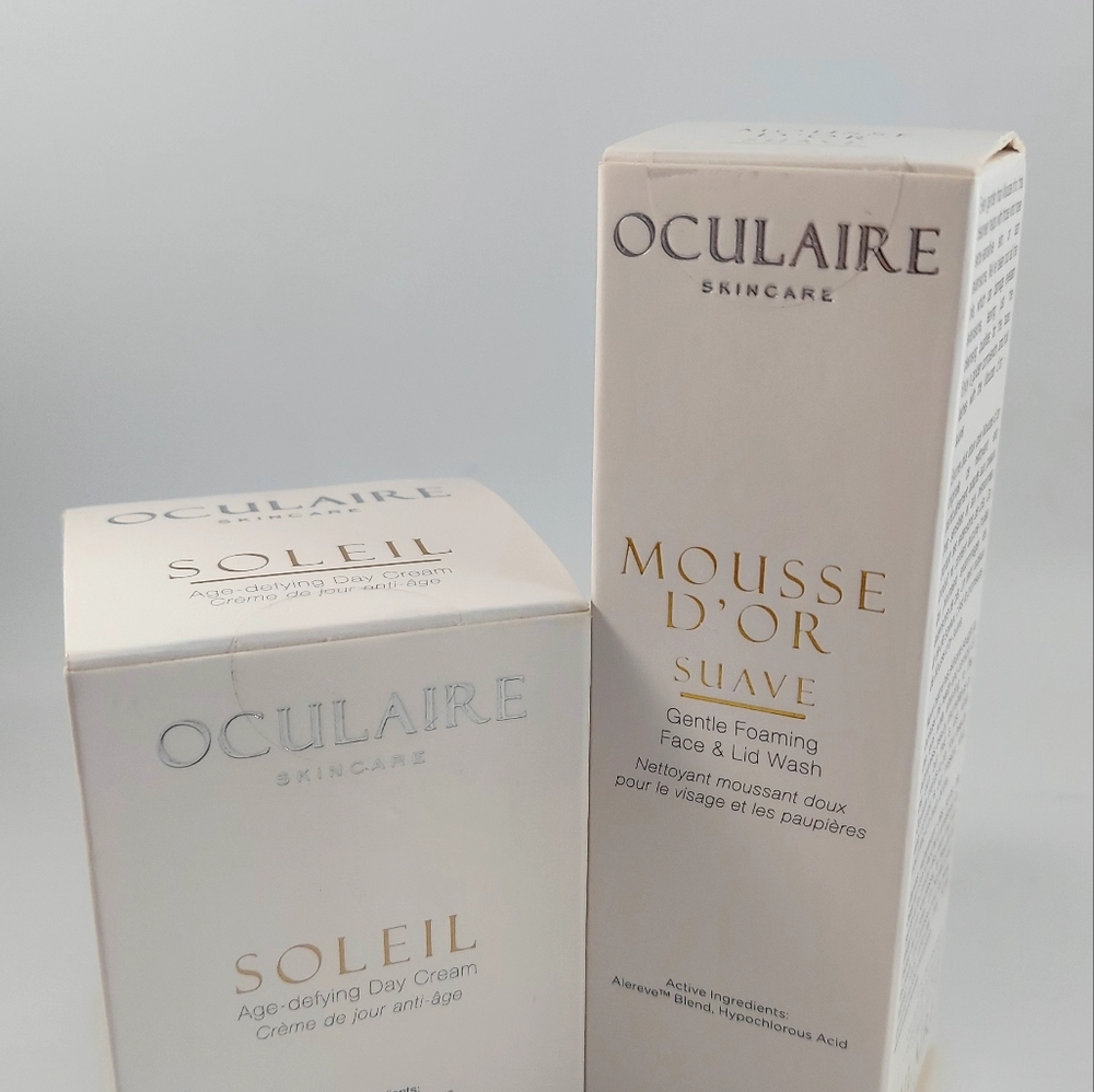 Oculaire Skincare Age Defying Day Cream 1 oz + Foaming Face Wash 1.7 oz NEW